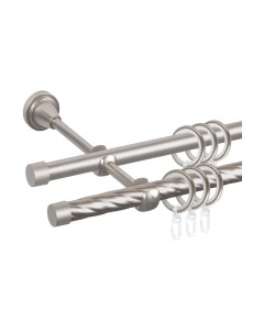 Карниз для штор АС ФОРОС Grace D16К/16Г Составной + заглушка Ас форос