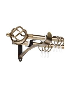 Карниз для штор АС ФОРОС Prime D16Г/16Г + наконечники Булава Ас форос