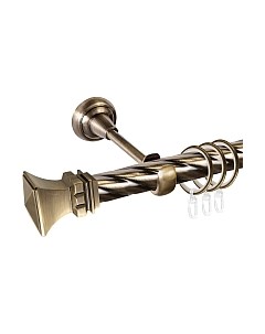 Карниз для штор АС ФОРОС Grace D25К + наконечники Эмпория Ас форос