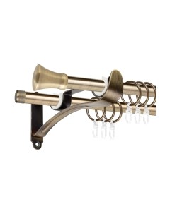 Карниз для штор АС ФОРОС Prime D16Г/16Г + наконечники Монако Ас форос