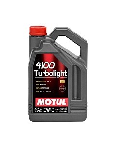 Моторное масло Motul 4100 Turbolight 10W40 / 108645
