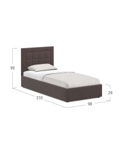 Односпальная кровать Moon Family 1251 / MF010066 Moon family