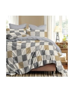 Комплект постельного белья Alleri Сатин Premium 1.5сп / СП-285