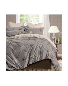 Комплект постельного белья Alleri Сатин Premium 1.5сп / СП-283