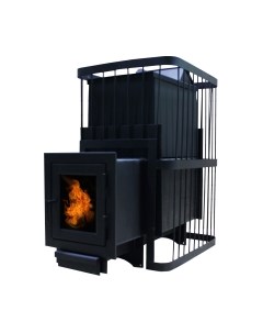 Печь-каменка КомфортПром Сталь Закрытая Каменка чугунная дверь 112211769 Комфортпром