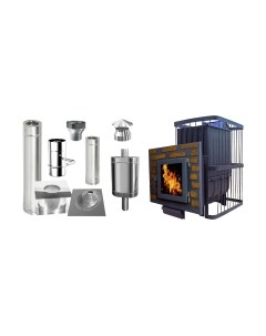 Печь-каменка КомфортПром Премиум Чугун / 1002210023 Комфортпром