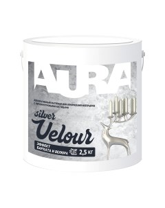 Штукатурка готовая декоративная Velour Silver Aura dekor