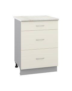 Шкаф-стол кухонный Кортекс-мебель Корнелия Лира НШ60р3ш