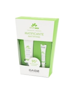 Набор косметики для лица Stop Akn Эмульсия Матирующая увлажняющая+Гель против акне Laboratorios babe