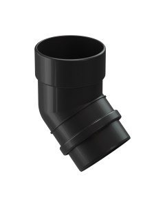 Колено трубы водосточной Docke Lux 45 градусов PVLA-1245