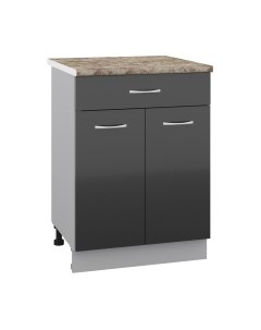 Шкаф-стол кухонный Кортекс-мебель Корнелия Лира НШ60р1ш