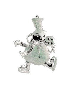 Елочная игрушка Erich Krause Decor Снеговик на коньках / 51161 Erich krause
