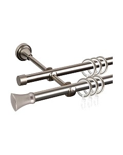 Карниз для штор АС ФОРОС Grace D16Г/16Г составной + наконечники Монако Ас форос