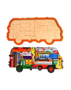 Развивающая игра Лесная мастерская Головоломка Спецтранспорт / 6537180