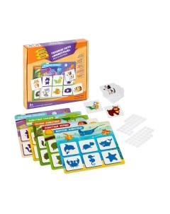 Настольная игра Bondibon Лото теневое Животное / ВВ4978