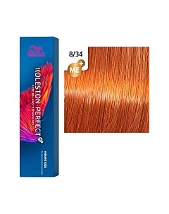 Крем-краска для волос Wella Professionals Koleston Perfect ME+ 8/34 Wella professionals