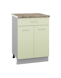 Шкаф-стол кухонный Кортекс-мебель Корнелия Лира НШ60р1ш