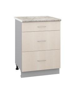 Шкаф-стол кухонный Корнелия Лира НШ60р3ш Кортекс-мебель