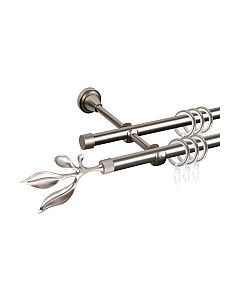 Карниз для штор АС ФОРОС Grace D16Г/16Г составной + наконечники Баваро Ас форос