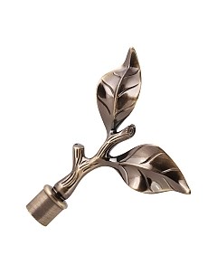 Набор наконечников для карниза АС ФОРОС Лист розы D16 Ас форос