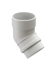 Колено трубы водосточной Docke Lux 45 градусов PVLA-1244