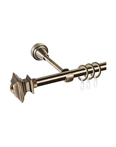 Карниз для штор АС ФОРОС Grace D16Г + наконечники Верди Ас форос