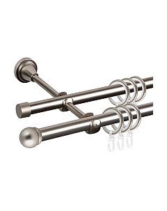 Карниз для штор АС ФОРОС Grace D16Г/16Г составной + наконечники Сфера Ас форос