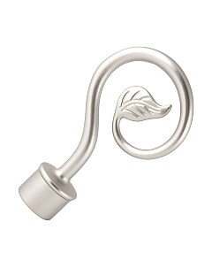 Набор наконечников для карниза АС ФОРОС Завиток одинарный D16 Ас форос