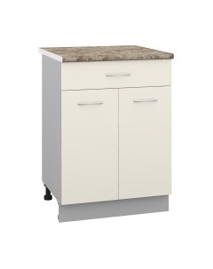 Шкаф-стол кухонный Кортекс-мебель Корнелия Лира НШ60р1ш