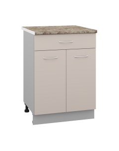 Шкаф-стол кухонный Кортекс-мебель Корнелия Лира НШ60р1ш