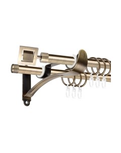 Карниз для штор АС ФОРОС Prime D16Г/16Г + наконечники Венето Ас форос