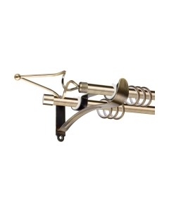 Карниз для штор АС ФОРОС Prime D16Г/16Г + наконечники Волна Ас форос