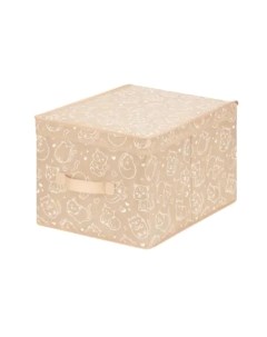 Коробка для хранения Котик белый на бежевом / 490334 El casa