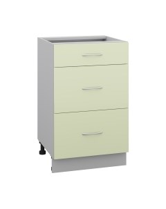 Шкаф-стол кухонный Кортекс-мебель Корнелия Лира НШ50р3ш без столешницы