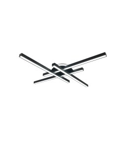 Светильник подвесной (LED) XL-60034/4+1L BK Mirastyle