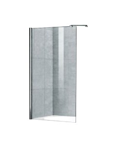 Стеклянная шторка для ванны Cezares LIBERTA-V-1-90/155-C-Cr