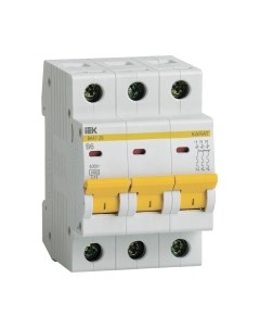 Выключатель автоматический IEK MVA20-3-006-B Iek