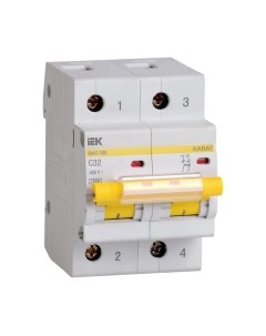 Выключатель автоматический IEK ВА47-100 2Р 32А 10кА С / MVA40-2-032-C Iek