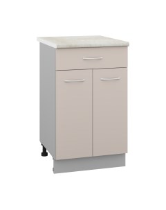 Шкаф-стол кухонный Кортекс-мебель Корнелия Лира НШ50р1ш