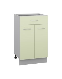 Шкаф-стол кухонный Кортекс-мебель Корнелия Лира НШ50р1ш без столешницы