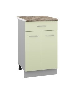 Шкаф-стол кухонный Кортекс-мебель Корнелия Лира НШ50р1ш