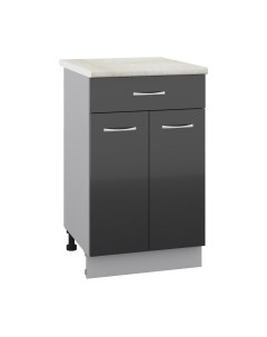 Шкаф-стол кухонный Кортекс-мебель Корнелия Лира НШ50р1ш