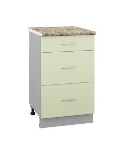 Шкаф-стол кухонный Кортекс-мебель Корнелия Лира НШ50р3ш