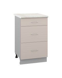 Шкаф-стол кухонный Кортекс-мебель Корнелия Лира НШ50р3ш