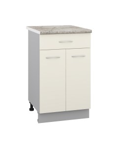 Шкаф-стол кухонный Кортекс-мебель Корнелия Лира НШ50р1ш