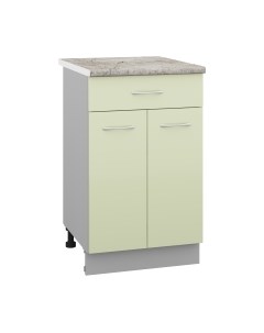 Шкаф-стол кухонный Кортекс-мебель Корнелия Лира НШ50р1ш