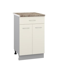 Шкаф-стол кухонный Кортекс-мебель Корнелия Лира НШ50р1ш