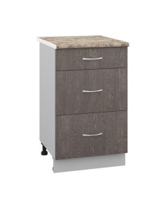 Шкаф-стол кухонный Кортекс-мебель Корнелия Лира НШ50р3ш