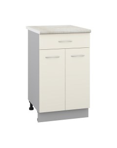 Шкаф-стол кухонный Кортекс-мебель Корнелия Лира НШ50р1ш