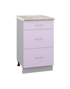 Шкаф-стол кухонный Кортекс-мебель Корнелия Лира НШ50р3ш